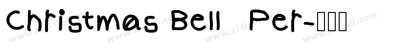 Christmas Bell   Per字体转换